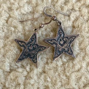 Sterling Star Earrings